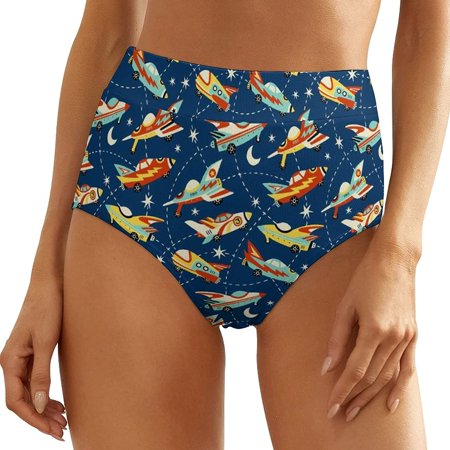 

Airplanes Women s High Waist Thong Panty Underwear Brief Cute