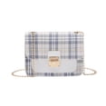 thumbnail image 1 of Bolsos de mujer Bolso cuadrado pequeño a cuadros Bolso bandolera con cadena de moda para mujer, 1 of 4