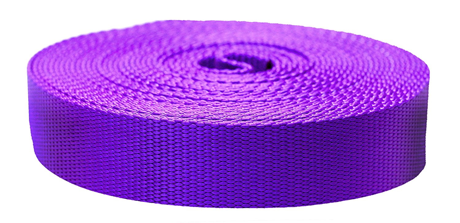 3/4 Inch Heavy Nylon Webbing  5 Yards Red Great for Small Pet Collars & leash 
