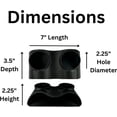 thumbnail image 2 of Natural Curved Double Hole Aquarium Cave, Fish Tank Bottom Sand Tunnel Shelter Hideout for Loach, Shrimp, Scavenger Fish and Aquarium Decoration, 2 of 6