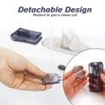 thumbnail image 5 of 2Pcs Pill Cutter for Small or Large Pills,Portable Pill Cutter with Blade and Storage Compartment,Pill Splitter for Cutting Pills in Half(Black), 5 of 7