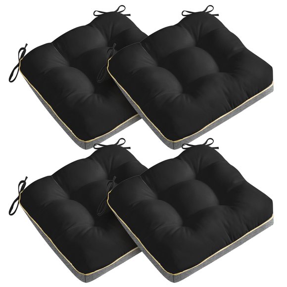 Cojines para silla AMCATON, paquete de 4, 48 x 48 cm, relleno de espuma