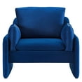 thumbnail image 6 of Modway Indicate Performance Velvet Armchair in Navy, 6 of 9