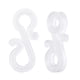 thumbnail image 2 of Clip De Canalón Resistente Al Desgaste, Ligero, Profesional, En Forma De S, Gancho Blanco, Abrazadera Colgante De Luz Duradera Para Fiesta De Cumpleaños, 100 Uds. Minnieouse HA020265-00, 2 of 5