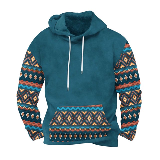 Sudadera con capucha para hombre, moda informal, estilo casual, con estampado de movimiento, suéter con capucha, blusa de poliéster para hombre