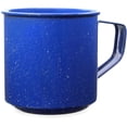 thumbnail image 6 of Darware Enamel Camping Coffee Mugs (Set of 4, 16oz, Blue); Metal Cups for Hiking, Travel, Fishing, Picnics, and Hunting; Lightweight and Portable, 6 of 7