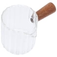 thumbnail image 1 of Taza pequeña para leche, crema, café, chupitos, espresso, vidrio, madera, 1 of 6