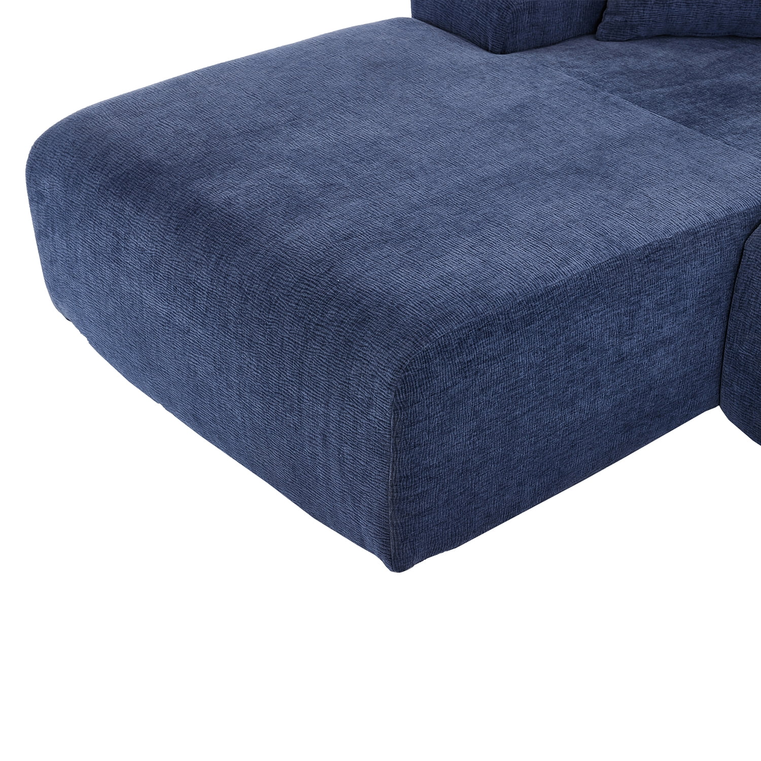Kadyn Modern Large L-Shape Modular Sectional Sofa, Sofa Couch for Living Room, Bedroom, Salon, 2 Piece Free Combination, Blue
