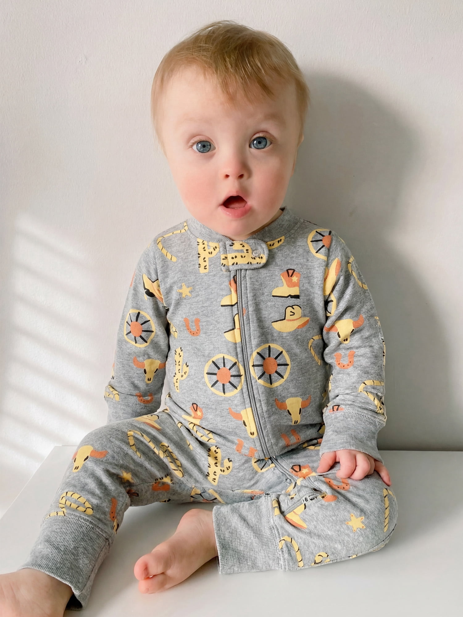 M+A by Monica + Andy, Organic Cotton One-Piece Coverall, Sizes Newborn - 18-24 Months