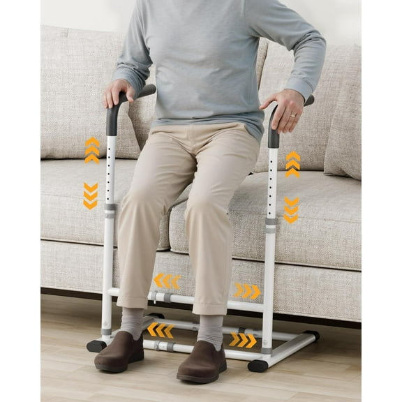 Couch Stand Assist Aid for Elderly, Sofa Chair Lift Assist Devices for Seniors Sit to Stand, Standing Aids & Supports,for Elderly, Seniors, Pregnancy, Disabled, Floor Clearance ≥ 1.4", White