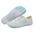 thumbnail image 3 of Zapatos Acuaticos Aquashoes Aqua Shoes Transpirable Escalada Resistente al Desgaste para Mujer ( 46) Blanco Azul Likrtyny Tenis De Mujer Tenis De Hombre, 3 of 9
