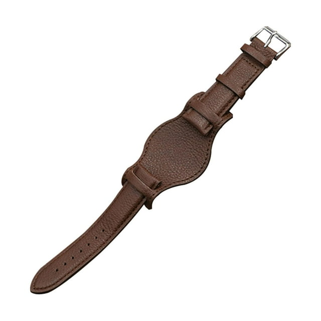 Correa de reloj de cuero suave Strade Fareast Limited pulsera de mantenimiento Ancho del café 18 cm