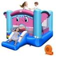 thumbnail image 1 of Gymax Inflatable Bounce House 3-in-1 Elephant Theme Inflatable Castle w/ 750W Blower, 1 of 9