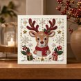 thumbnail image 3 of Christmas Diamond Art Kits for Adults 5D DIY Paint with Frame Holiday Decor Craft by OVFUIZ, 3 of 8