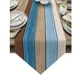 thumbnail image 1 of Sanmadrola Table Runner Farmhouse Retro Rustic Wood Texture Table Runners for Dining Kitchen Table Decoration Fall Decor for Indoor Outdoor Party, 13 x 72 Inches, 1 of 7