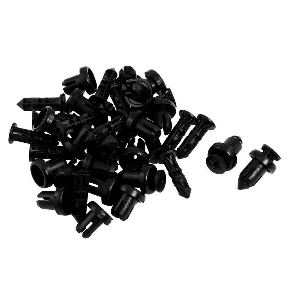 Car Retainer Clips & Plastic Fasteners Kit, 20pcs 9mm Auto Car Push