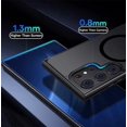 thumbnail image 5 of For Magsafe Translucent Phone Case For Samsung Galaxy S24 Ultra S23 Plus S22 Shockproof Magnetic Wireless Charging Bumper Cover black For Galaxy S24, 5 of 5
