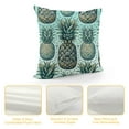 thumbnail image 4 of JRXY Cute Pineapples Throw Pillow Cover Decorative Square Pillowcase Throw Cushion Case for Bedroom, Living Room, Sofa, Couch and Bed White, 4 of 5