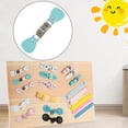 thumbnail image 3 of Tablero ocupado Montessori Juguetes Escudo Botón Juguete educativo Aprendizaje Juguetes Habilidad básica Accesorios de bricolaje para , Sunnimix  juego de mesa ocupado, 3 of 8