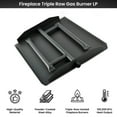 thumbnail image 3 of 17" Powder Coated Triple Flame Gas Burner for NG LP Fire Pit or Fireplace, 3 of 6