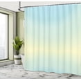 thumbnail image 4 of Ambesonne Teal Shower Curtain, Abstract Modern Ombre, 69"Wx84"L, Pale Blue, 4 of 4