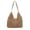 Khaki, variant on Women Straw Handwoven Shoulder Bag Large Capacity Boho Crochet Beach Bags Vintage Hobo Purse for Travel Shopping Work Daily U