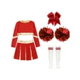 thumbnail image 4 of Aislor Uniforme de Cheerleading pour Filles Tenues de Cheer Patchwork Métallique Costume de Compétition Performance D05 16, 4 of 5