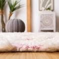 thumbnail image 5 of SAFAVIEH Manhattan Bryanne Abstract Distressed Area Rug, Ivory/Pink, 6' x 9', 5 of 6