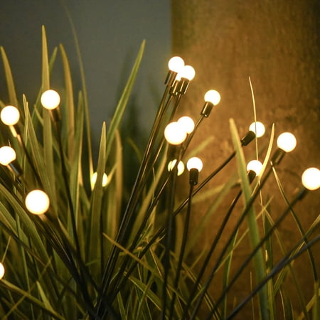 

Solar Garden Lights 10 LED Lamp Solar Swaying Firefly Light Sway by Wind Waterproof Solar Outdoor Lights (4PCS)