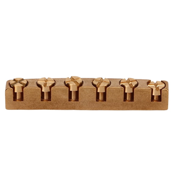 Tuerca para cuerdas, tuerca para guitarra Tuerca para cuerdas de guitarra de 6 cuerdas Tuerca para bajo Meticulosamente diseñada
