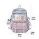 thumbnail image 5 of Mochila para Mujer Kuymtek Preppy Lona Gran Capacidad Estudiante, 5 of 9