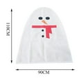 thumbnail image 2 of 90x103cm White Christmas Tree Cover Storage Bag Protective Non Woven Fabric for Dust Insects, 2 of 4