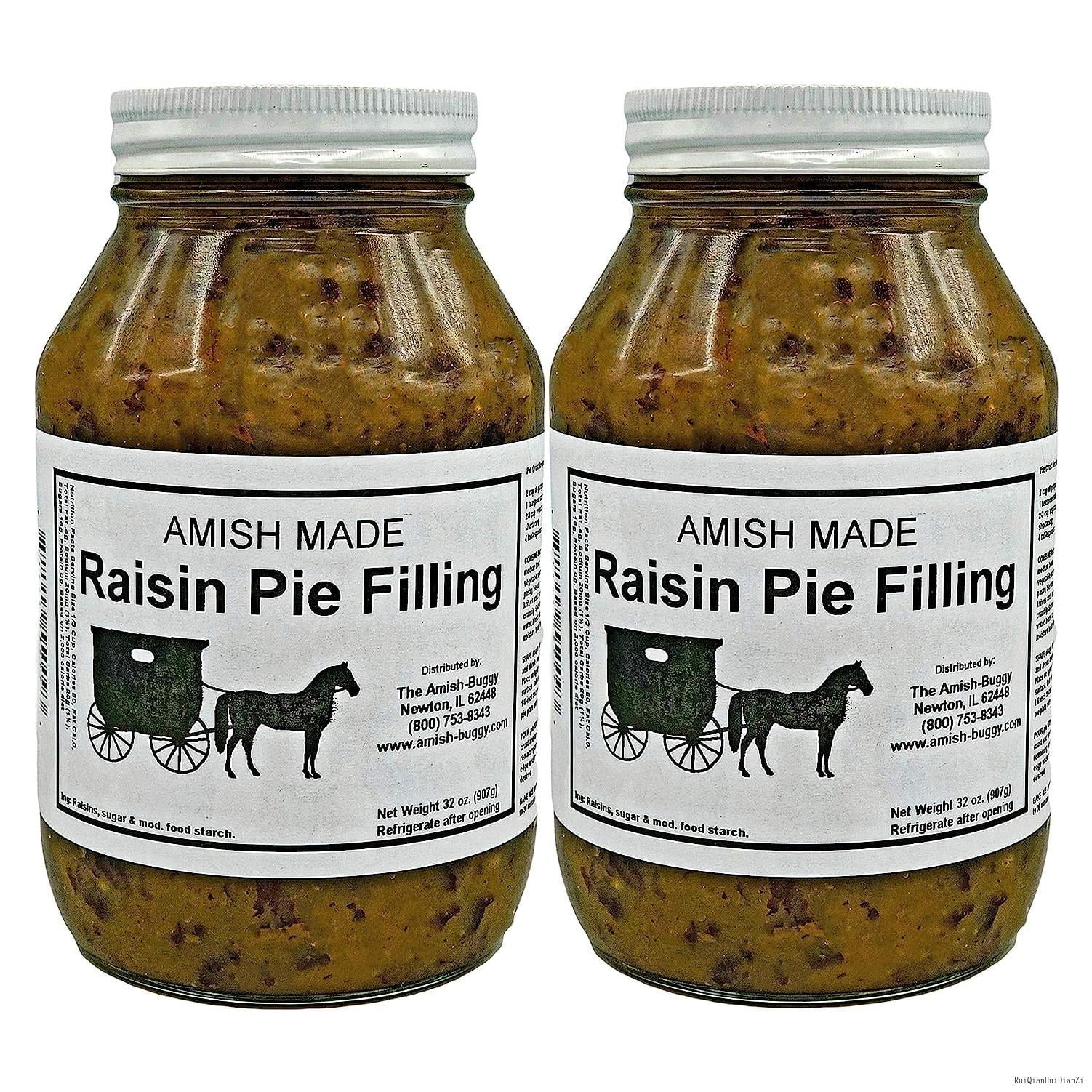 Pie Filling TWO 32 Oz Jars (Raisin)