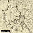 thumbnail image 2 of 1900 Yellowstone National Park Map of the Tourist Routes Poster - Vintage Map of Yellowstone Wall Art - From United States Office of the Chief of Engineers, 2 of 8