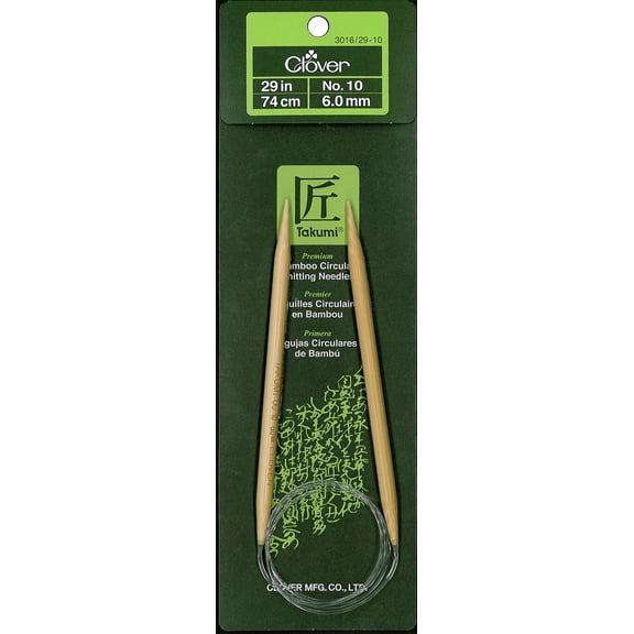 Clover Bamboo Circular Knitting Needle 29" 10
