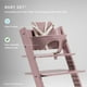 thumbnail image 3 of Set de 2 sillas altas Stokke Tripp Trapp para bebés, color malva jaspeado, 6-36 m, 3 of 6