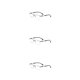 thumbnail image 1 of Qarigey Gafas de lectura de medio marco de metal unisex Lentes de plástico Gafas ligeras para negocios Diario Plata Type1 NO1, 1 of 6