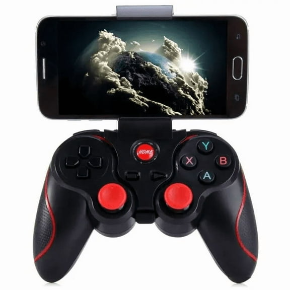 X3 Dual Mode Bluetooth/USB Game Controller for Phone, PC, VR - Rechargeable 400mAh Battery, Dual Vibration Joystick Remote for Gaming, Ideal Gift for Gamers