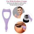 thumbnail image 5 of LANFENG Reusable Silicone Eyelash Separator Mascara Guard Mermaid Eye Tool Purple - 3-in-1 Application aid, 5 of 7