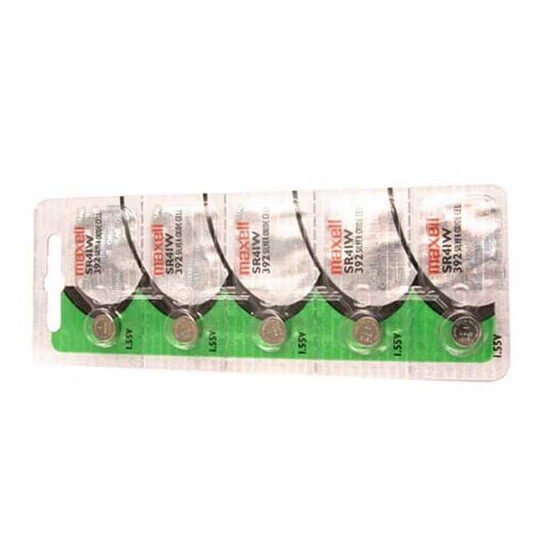 Maxell MAXELL-392 39mAh 1.55V SR41W Silver Oxide Button Cell 