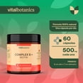 thumbnail image 4 of Vitaminas Complejo B VITALBOTANICS Biotina Arandano 60 Cápsulas, 4 of 7