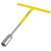 Angle View: Unique Bargains Unique Bargains Yellow Rubber T Type Handle 16mm Hex Hexagon Socket Wrench Spanner Tool