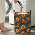 thumbnail image 4 of Picia Sunflowers Large Laundry Basket, Waterproof, Freestanding Laundry Hamper, Collapsible Tall Clothes Hamper with Extended Handles-Medium, 4 of 8