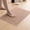 Mauve, variant on Yiannan 17x24 Inch Cotton Bath Rug, Soft Absorbent Non Slip Mat, Machine Washable Non Shedding, Fashionable Mat for Bathroom, Kitchen and Laundry,Mauve