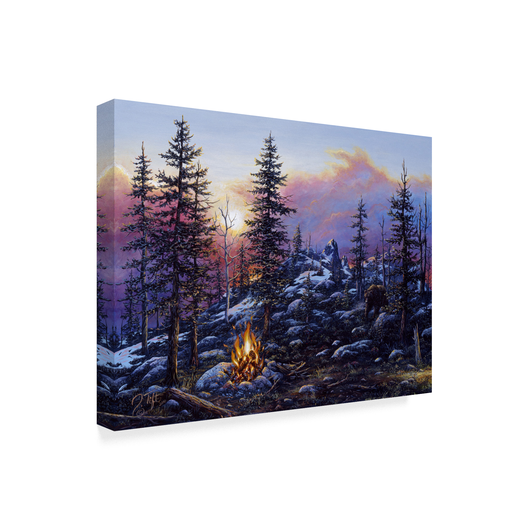 Trademark Fine Art 'The Intruder' Canvas Art by Jeff Tift