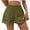 Army Green, variant on hotojiny Shorts for Women Casual Summer Elastic High Waist Flowy Shorts Smocked Tiered Ruffle Shorts for Beach Vaction