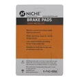 thumbnail image 4 of Niche Brake Caliper Pad Kit Front Right for Polaris Ranger RZR Sportsman XP 1912374 MK1001116, 4 of 6