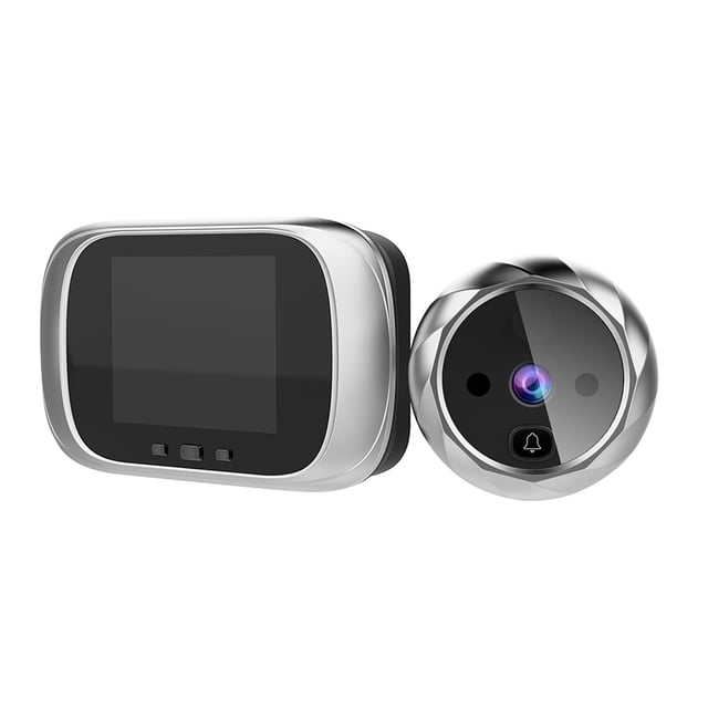 Dd1 Foto Ojo de Gato Timbre de Visión Nocturna Infrarroja Pantalla Lcd Función de Foto Eccomum Timbre de mirilla
