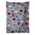 thumbnail image 1 of Carolines Treasures BB2716KTWL Serviette de Cuisine Blanche Rouge Dog House Collection, 1 of 4