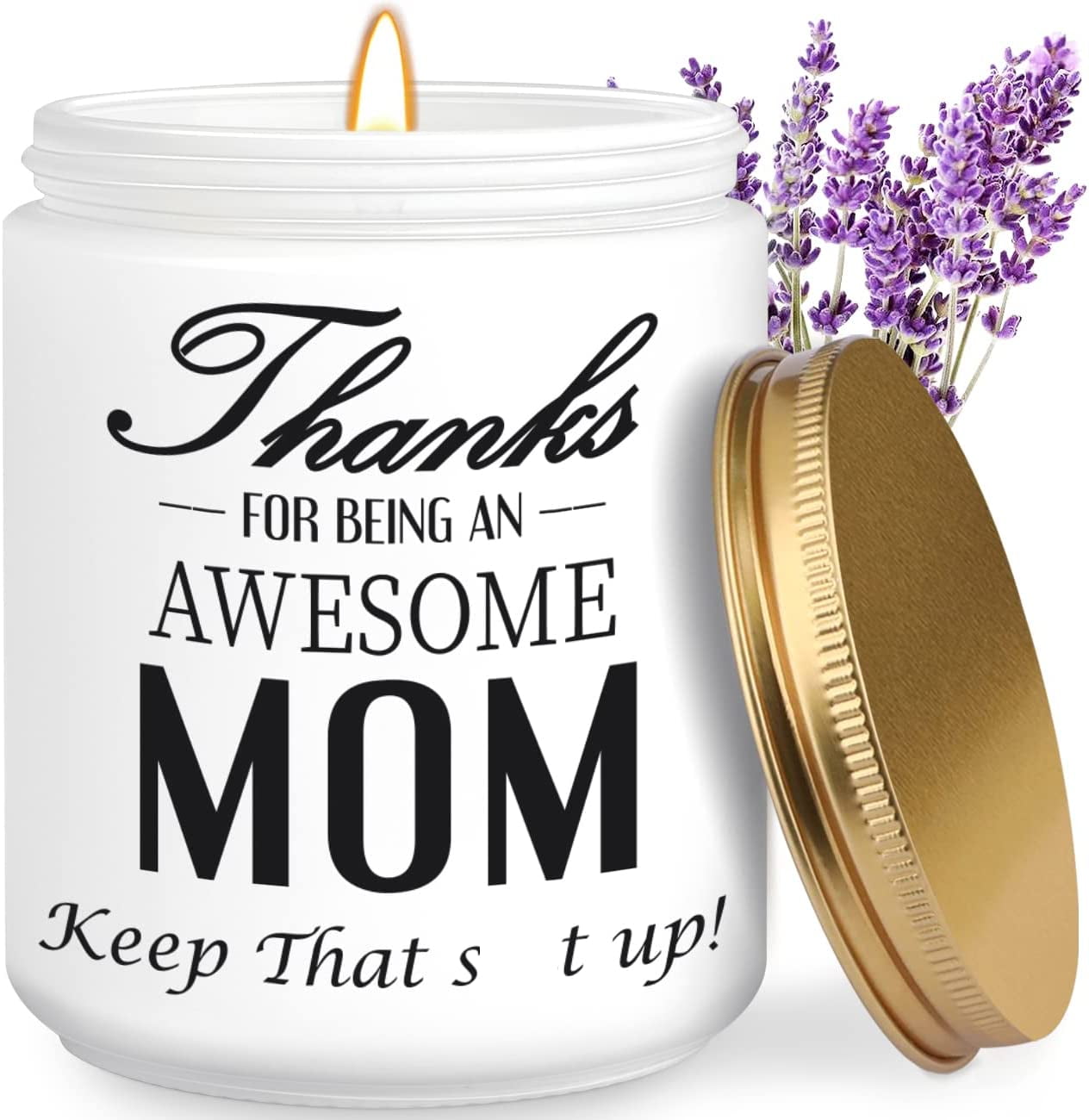  Best Mom Gifts Mothers Day Gifts for Mom from Daughter Son,  Lavender Scented Candles Gifts for Women, Birthday Gifts Mom Mothers Day  Gifts for Mother-in-law Wife Funny Soy Candles for Home